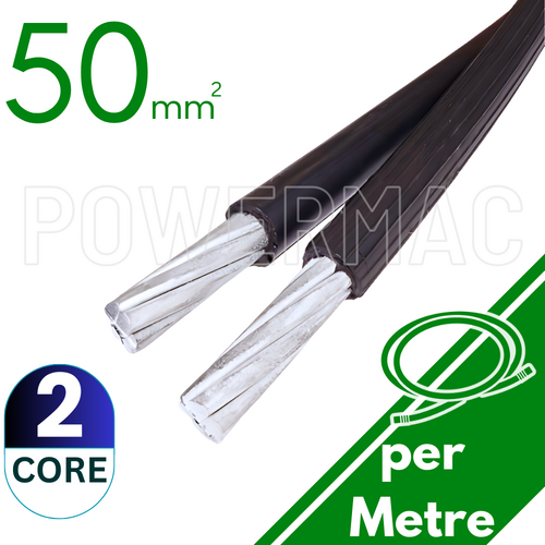 50mm 2C XLPE Aerial Bundle Cable ABC 1kV