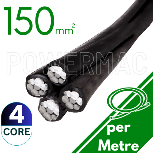 150mm 4C XLPE Aerial Bundle Cable ABC 1kV