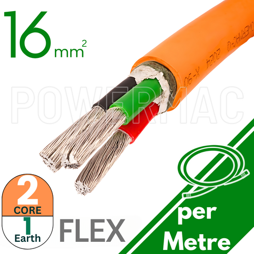 16mm x 2C+16E Aluminium Flexible Multicore XLPE-90 0.6/1kV