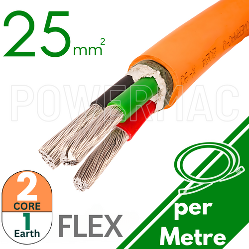 25mm x 2C+25E Aluminium Flexible Multicore XLPE-90 0.6/1kV