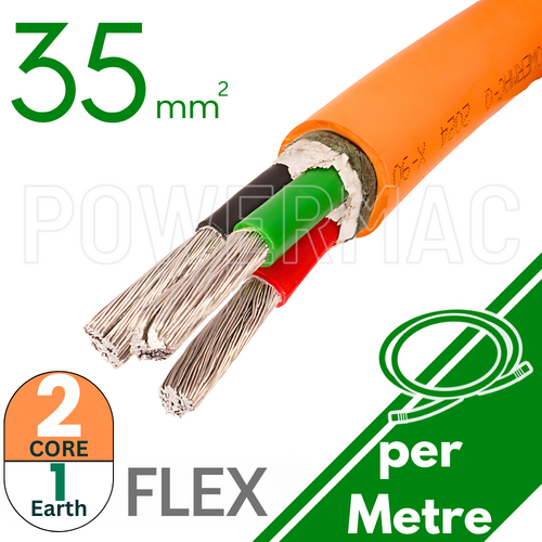 35mm x 2C+35E Aluminium Flexible Multicore XLPE-90 0.6/1kV