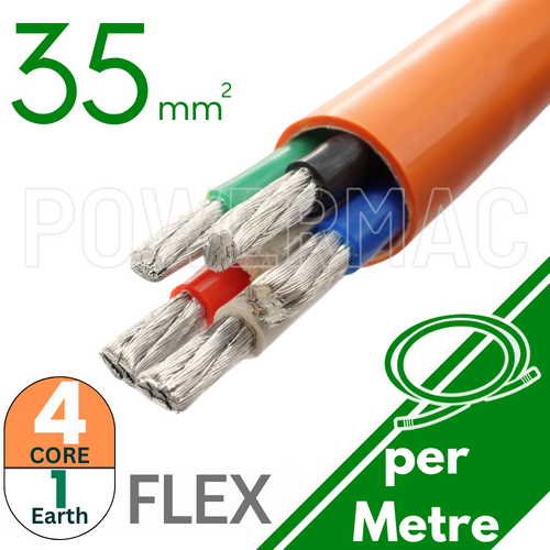 35mm x 4C+35E Aluminium Flexible Multicore XLPE-90 0.6/1kV