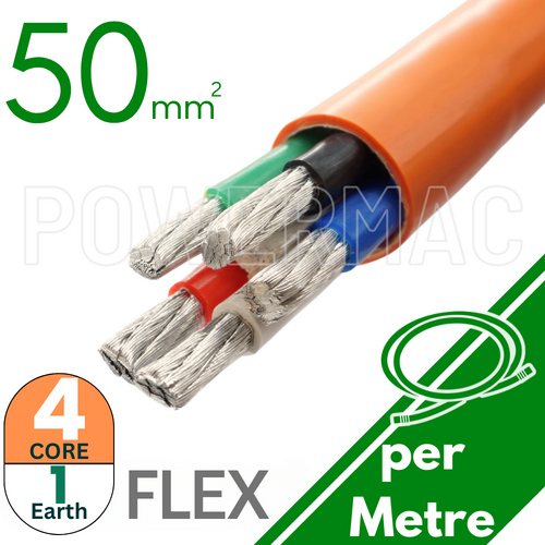 50mm x 4C+50E Aluminium Flexible Multicore XLPE-90 0.6/1kV