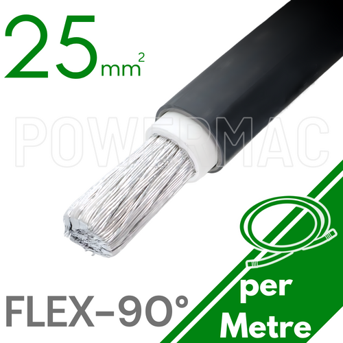 25mm Aluminium Flexible XLPE PVC 90C SDI 1kV