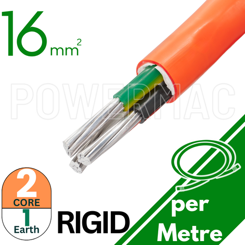 16mm x 2C+16E Aluminium Ridge Multicore XLPE-90 0.6/1kV