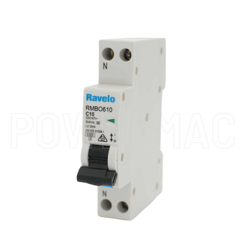 6kA 10 Amp Single RCBO Type A