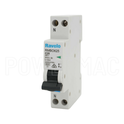 6kA 25 Amp Single RCBO Type A