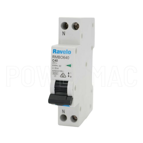 6kA 40 Amp Single RCBO Type A