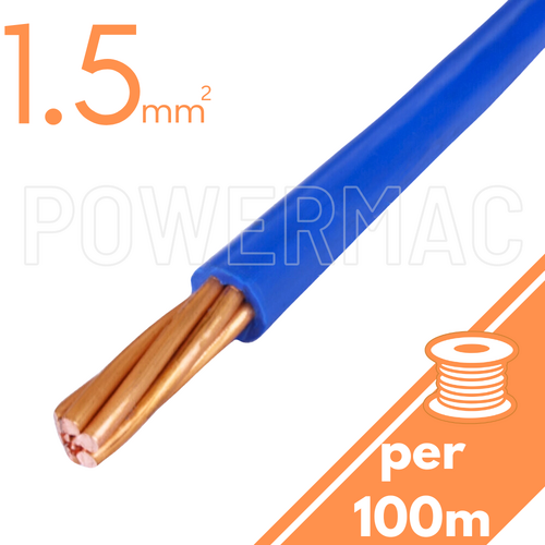 1.5mm Building Wire 1C V90 PVC 1KV Blue