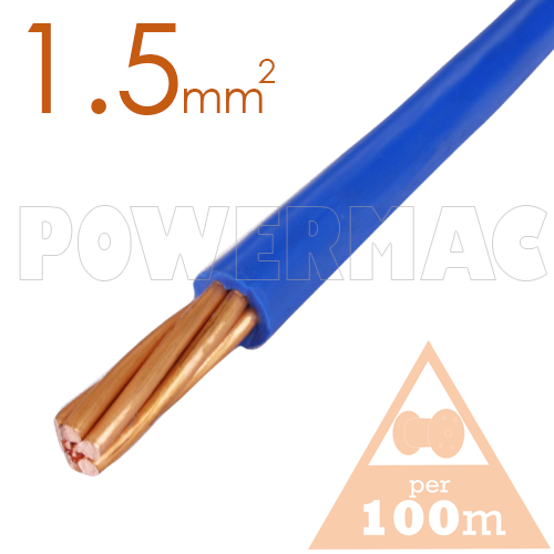 1.5mm Building Wire 1C V90 PVC 1KV Blue