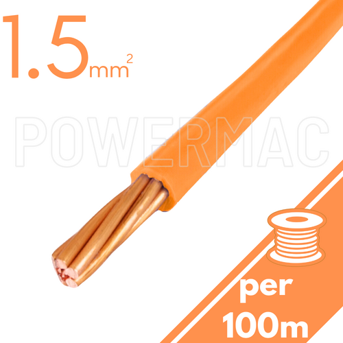 1.5mm Building Wire 1C V90 PVC 1KV Orange