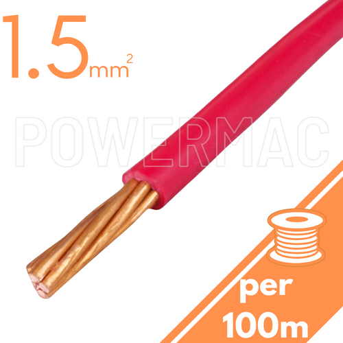 1.5mm Building Wire 1C V90 PVC 1KV Red