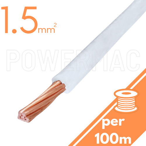 1.5mm Building Wire 1C V90 PVC 1KV White