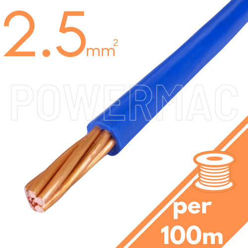 2.5mm Building Wire 1C  V90 PVC 1KV Blue