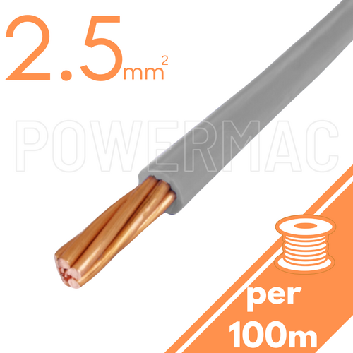 2.5mm Building Wire 1C V90 PVC 1KV Grey