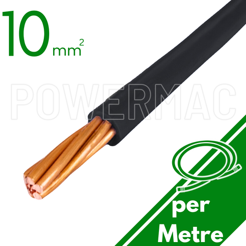 10mm Building Wire 1C V90 PVC 1KV Black