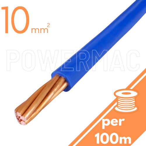 10mm Building Wire 1C V90 PVC 1KV Blue