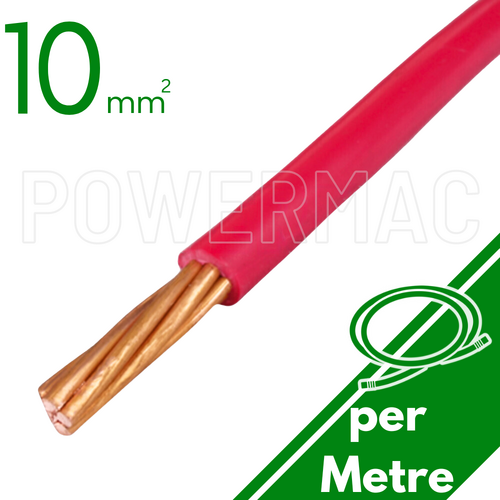 10mm Building Wire 1C V90 PVC 1KV Red