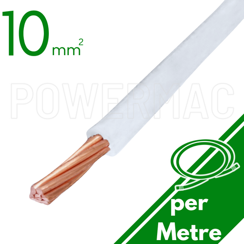10mm Building Wire 1C V90 PVC 1KV White