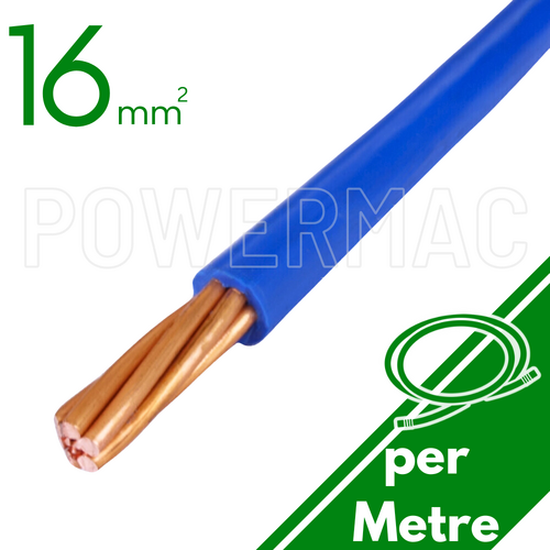16mm Building Wire 1C V90 PVC 1KV Blue