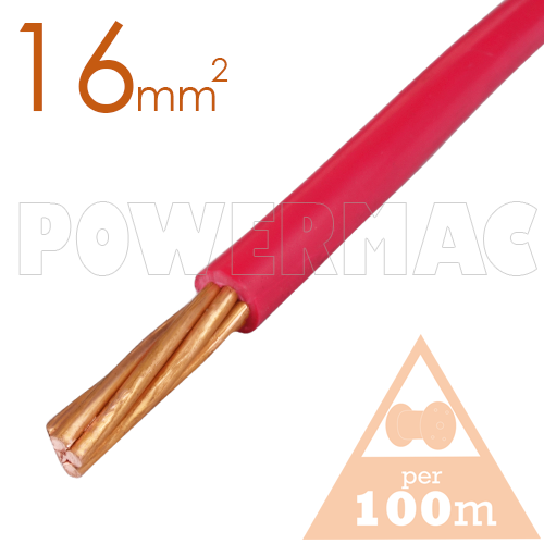 16mm Building Wire 1C V90 PVC 1KV Red