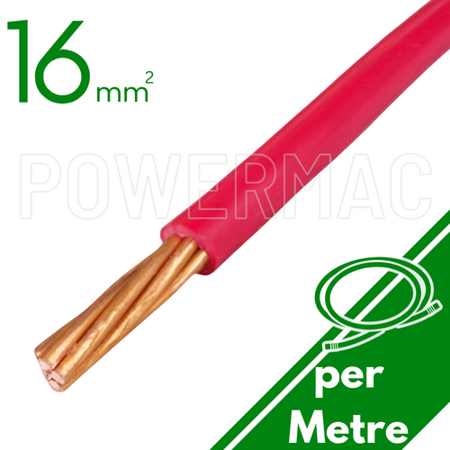 16mm Building Wire 1C V90 PVC 1KV Red