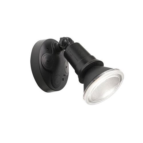 10W Single LED, Comet Outdoor Spotlight - Black