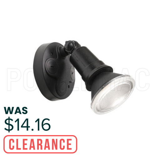 10W Single LED, Comet Outdoor Spotlight - Black
