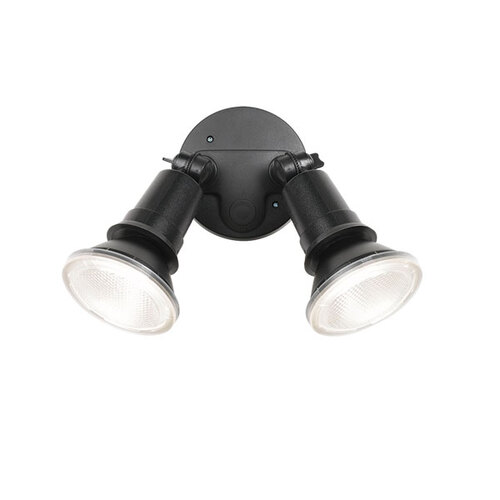 10W Double LED, Comet Outdoor Spotlight - Black