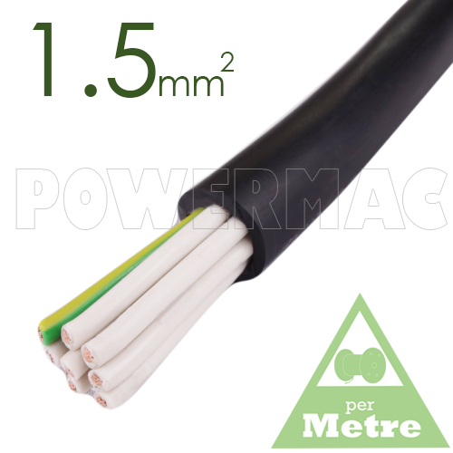 1.5MM 25C+E PVC/PVC 0.6/1KV - Black Sheath