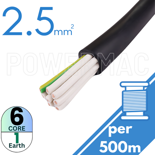 2.5mm 6C+E Control Cable  PVC/PVC 0.6/1KV