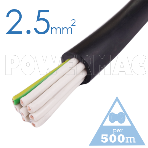 2.5mm 6C+E Control Cable  PVC/PVC 0.6/1KV