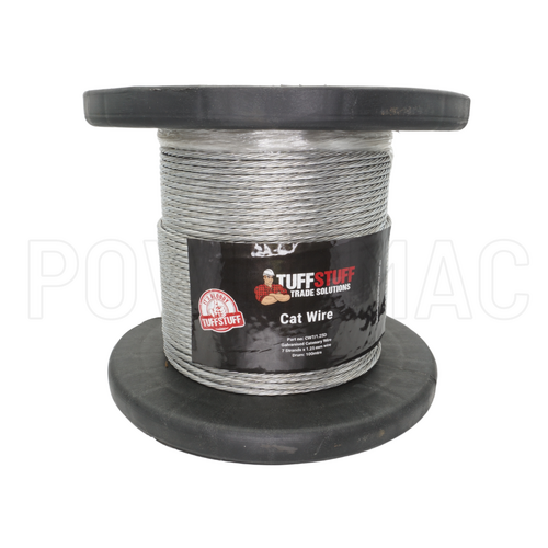 Catenary Wire 1.25 G7 Strand, Galvanised - 100m