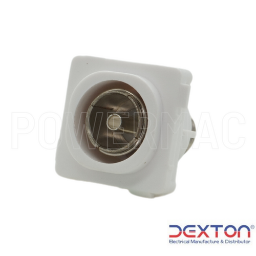 TV Outlet Coax for Standard TV Antenna - White