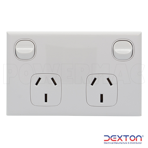 Dexton Double 10A Standard Power Point