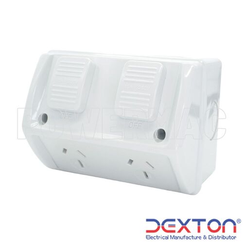 15A Double Weatherproof Socket
