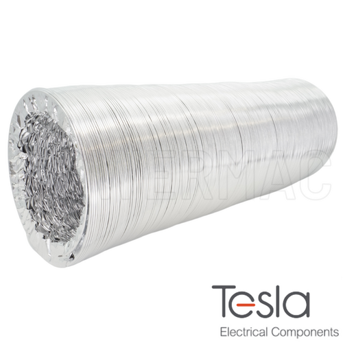 Tesla 125mm Flexible Duct 6m