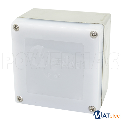 80mm x 80mm Adaptable Box IP65 Grey