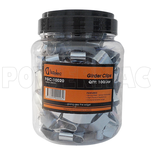 16mm - 20mm Girder Clip 100pk