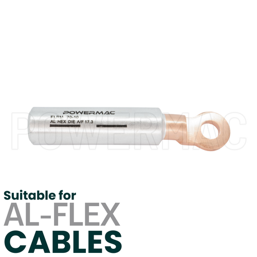 70mm Flexible Bi-metal Cable Lug