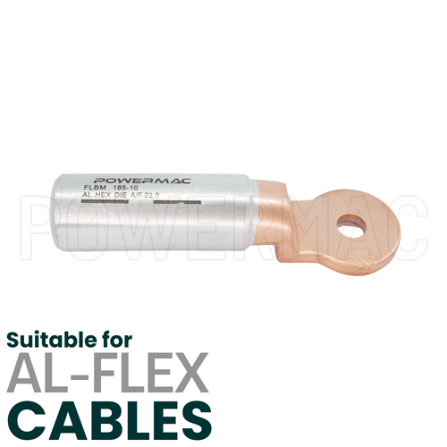 185mm Flexible Bi-metal Cable Lug
