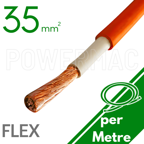 35mm Orange Flexible Copper 110°C SDI