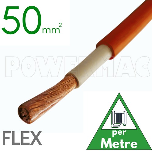 50mm Orange Flexible Copper 110C SDI