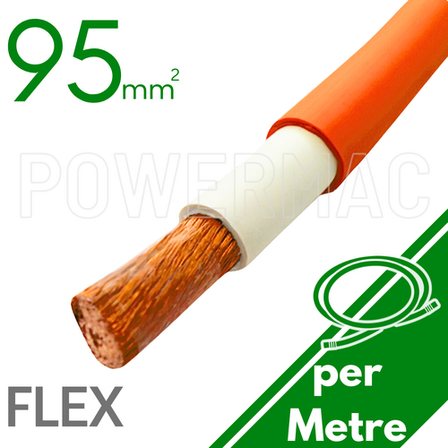 95mm Orange Flexible Copper 110°C SDI