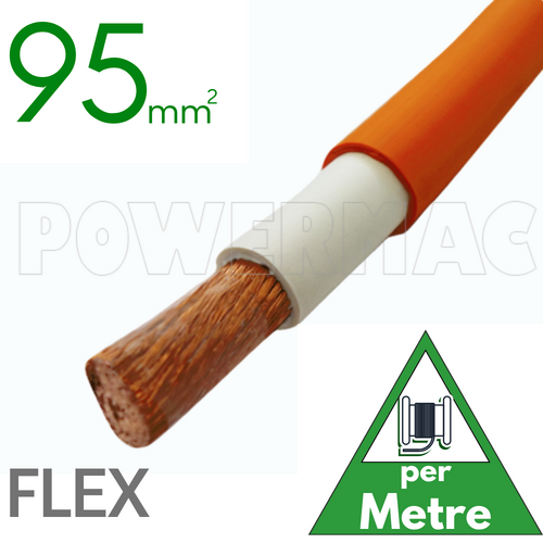 95mm Orange Flexible Copper 110°C SDI