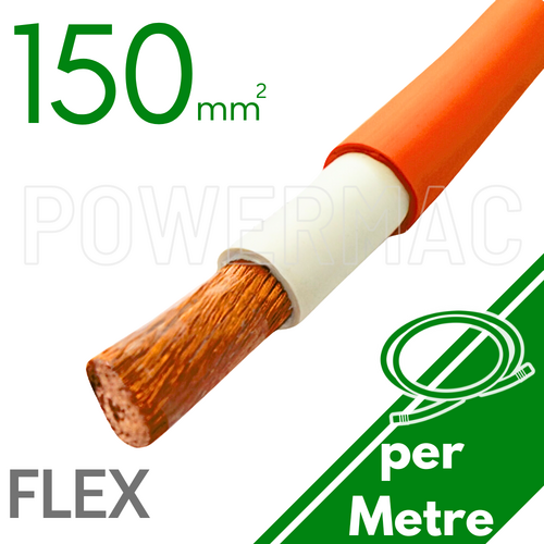 150mm Orange Flexible Copper 110°C SDI
