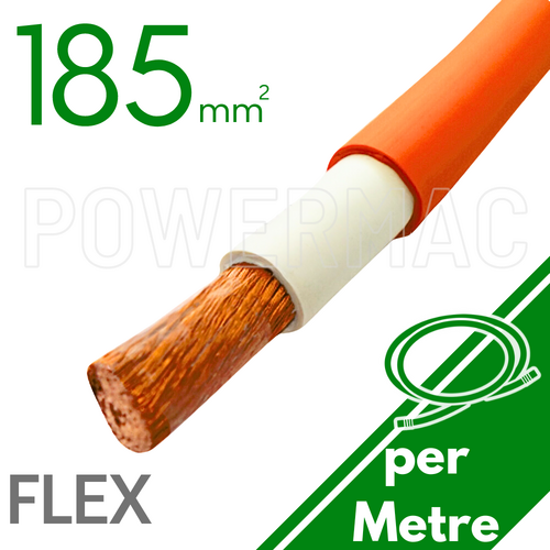185mm Orange Flexible Copper 110°C SDI