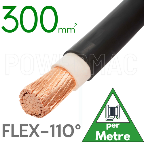 300mm Black Flexible Copper 110°C SDI