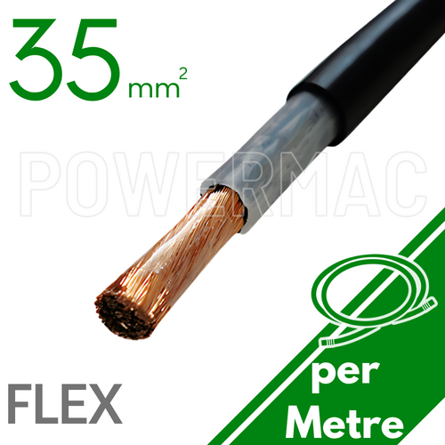 35mm Black Flexible Copper XLPE PVC 90C SDI