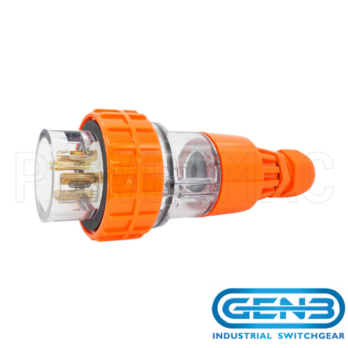 GEN3 Plug Striaght 4 Pin 20amp Round IP66